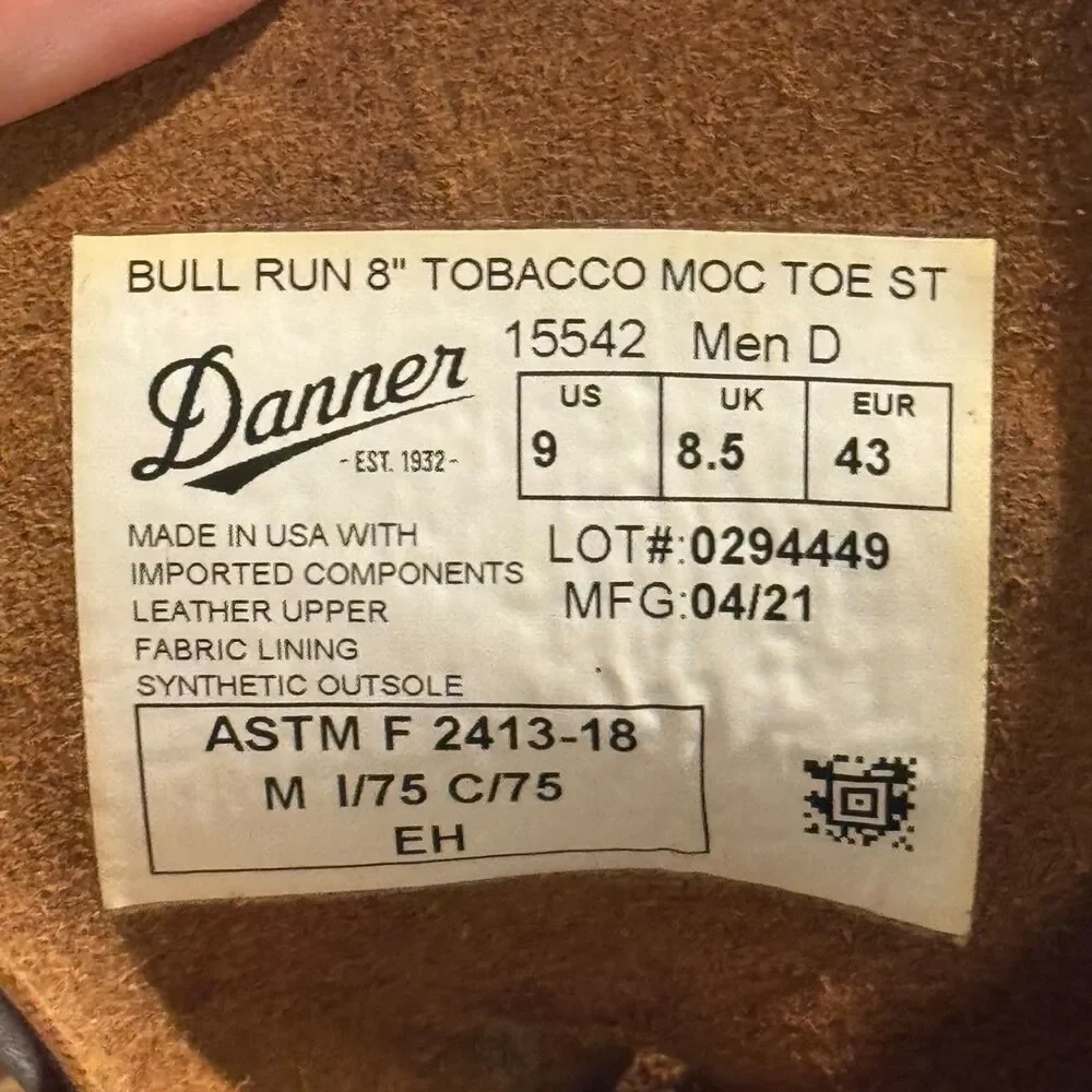Danner Bull Run 8